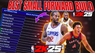 NBA 2K25 BEST SMALL FORWARD BUILD [upl. by Jarvey]