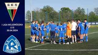 GKS Tychy vs Ruch Chorzów U15 [upl. by Tongue411]