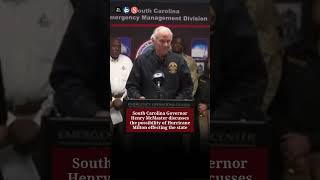 SC Gov McMaster discusses the possibility of Hurricane Milton effects during presser on October 7 [upl. by Llewon614]