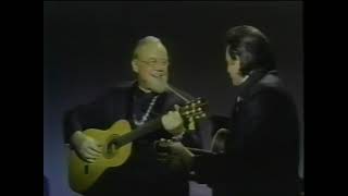 Johnny Cash and Burl Ives sing Mary Dont You Weep Eating Goober Peas and Lorena [upl. by Soloman314]