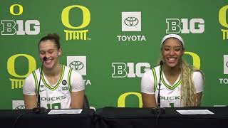 Peyton Scott amp Alexis Whitfield  Postgame  Cal Baptist [upl. by Aserahs]