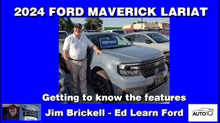 2024 Ford Maverick Lariat  Getting to know the features [upl. by Cleodal]