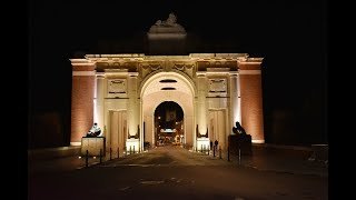 Last Post Ceremony  Plechtigheid  Menin Gate Ypres Belgium  Menenpoort Ieper 25102020 [upl. by Hepzi]