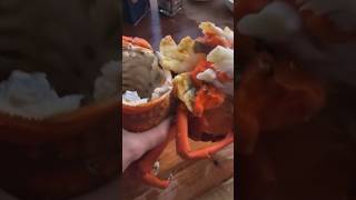 Whats cracking Just this lobster shell 🤷🦞cooking viralvideo shorts [upl. by Annecorinne]