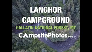 Langhor Campground  Gallatin National Forest MT [upl. by Aerdnua]