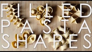 Tutorial Filled Pasta Shapes [upl. by Risteau278]