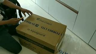 Eureka Forbes DrAquaguard NRich Active Copper Maxx Filter Unboxing Installation Review WaterStorage [upl. by Lavud]