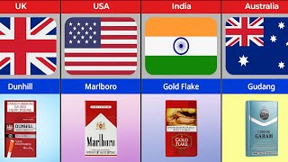 Cigarette Brands From Different Countries  Top Cigarette Brands By Country [upl. by Aneele]