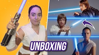 SABRE DE LUZ SKYWALKER  Unboxing Legacy Lightsaber da Disney [upl. by Ethelstan]