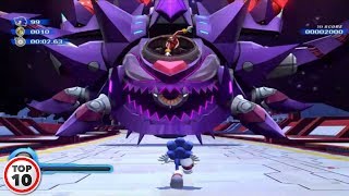 Top 10 Sonic Boss Fights [upl. by Ahsiekar597]