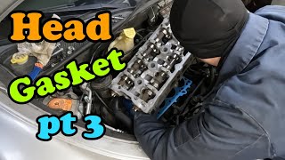 PT Cruiser Head Gasket Replacement Part 3 Installing The Head [upl. by Ube657]