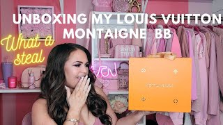 UNBOXINGLOUIS VUITTON MONTAIGNE BB FTFORTOK louisvuittonreview [upl. by Niryt]