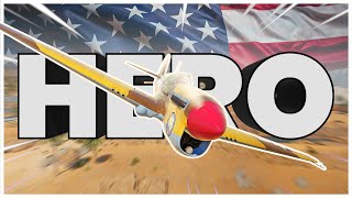 Playing Americas LOWTIER Hero War Thunder P40F [upl. by Coppins]