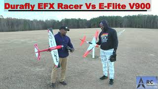 Durafly EFX Racer Vs EFlite V900 quotBattle of the Fastiesquot [upl. by Gagliano729]