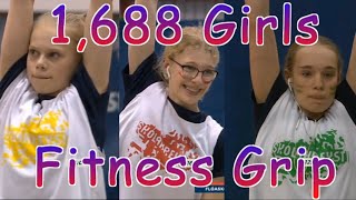 1688 Girls in a Fitness Grip Competition How long can you hold on Practice For SKÓLAHREYSTI 2023 [upl. by Velma]