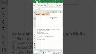 How to AutoFit in Excel  Excel Cells expand to fit text automatically  Excel Tips and Tricks [upl. by Aliuqa807]