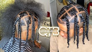 QTHEBRAIDER HOW TO Juicy Twists NO WATER [upl. by Castara]