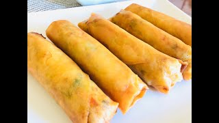 How to Make Thai Fried Spring Rolls [upl. by Ja]