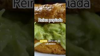 Desayuno saludable sin harinas y alto en proteínas  reina pepiada keto venezolana recetasketo [upl. by Eyar187]