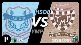 HSOB vs YMP 🔴  Poverty Bay Rugby 2024 [upl. by Yrrak]