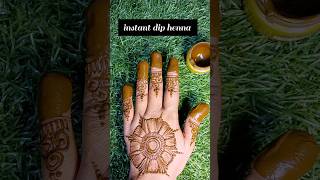 Instant dip hennainstantdiphenna instantmehndi hennatricknewtricktapetrickfingertapetrick [upl. by Damali]