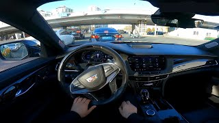 New 2022 Cadillac CT6 Relaxing evening POV drive [upl. by Jacobba320]