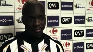 Neeskens Kebano après RCharleroi SC  KSC Lokeren [upl. by Ahsenauq]