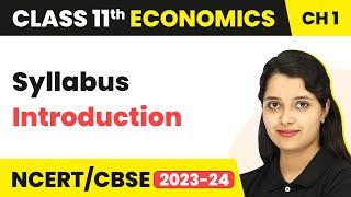 Introduction  Class 11 Economics [upl. by Connelley]