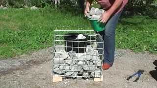 How to build gabion planter USA [upl. by Saile]