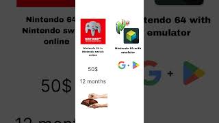 Nintendo 64 in Nintendo switch online vs Nintendo 64 emulator nintendo nintendoswitch emulador [upl. by Ahsiemal483]