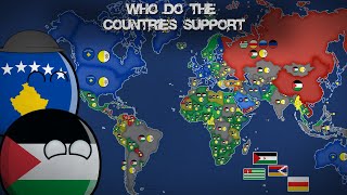 WHO DO THE COUNTRIES SUPPORT NonUN Nember Country  Alternative Mapping P39 [upl. by Shipley303]