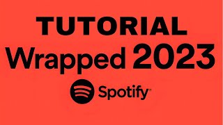 ¿Como ver tu Spotify Wrapped 2023 TUTORIAL [upl. by Ecyrb]