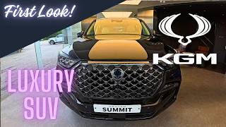 KGM Rexton Summit  Korean Luxury SUV First Look and Walk Around [upl. by Thomasin]