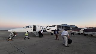 Fly CemAir Beechcraft 1900 Bloemfontein BFN To Johannesburg JNB quotFull Flightquot [upl. by Ahsienot93]