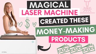 MONEYMAKING Project Ideas Using the xTool M1 Machine and Rotary Attachment [upl. by Otilegna]