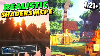 MANTAPZ  TOP 1 SHADERS MCPE 121 amp 120 REALISTIC TERBAIK  NewB Shaders rtx shaders minecraft [upl. by Mot]