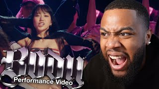 MEOVV  ‘BODY’ PERFORMANCE VIDEO REACTION [upl. by Eerehs]