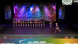 Irish Dancer Shows Off Impressive Talent with A step down the Line at Championship [upl. by Asenej962]