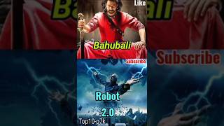 Bahubali vs Robot 20 Box office collection report comparison bollywood top shorts [upl. by Odrick]