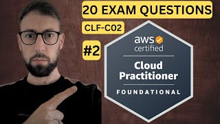 AWS Certified Cloud Practitioner CLFC02 20 EXAM QUESTIONS 2 [upl. by Aihsyak]