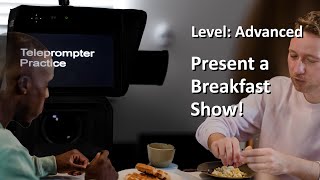 Teleprompter Practice  Advanced  Breakfast Show [upl. by Nesyt67]