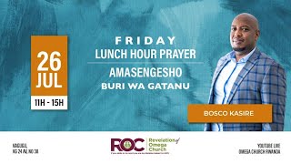 YESU NIWE BUTSINZI BWACU LUNCH HOUR PRAYER  Bosco KASIRE [upl. by Bakeman]