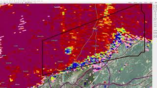 Fultondale Alabama EF3 Tornado Radar Data January 26th 2021 [upl. by Acessej]