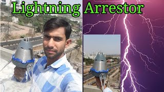 surge protection Lightning Arrester Installation  electrical Abdul Rahman Technical [upl. by Rosita]