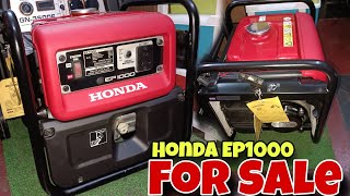 Honda EP1000 Generator for sale  SecondHand Honda Generator [upl. by Itnahs]