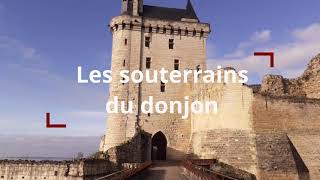 Les souterrains du donjon de la Forteresse de Chinon [upl. by Fokos890]