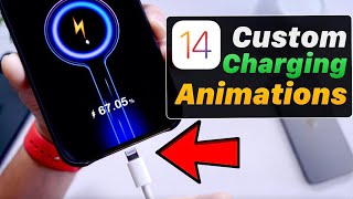 How to set Custom Charging Animations on iPhone  iOS 14 customizations [upl. by Ahsieat182]