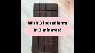 Easy vegan chocolate recipe  Dairy free sugar free chocolate [upl. by Whitnell]