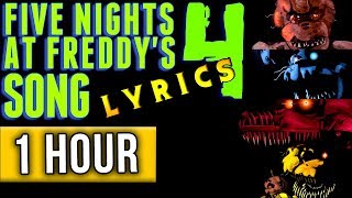 1 HOUR► FIVE NIGHTS AT FREDDYS 4 SONG quotBringing Us Homequot Lyric Video FNAF 4 [upl. by Labana921]