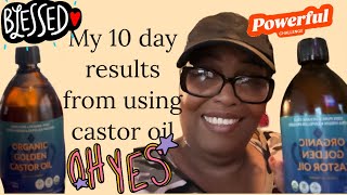 My 10 days of using castor oil my miracle in a bottle little goes a long way ￼ [upl. by Ahsihat866]